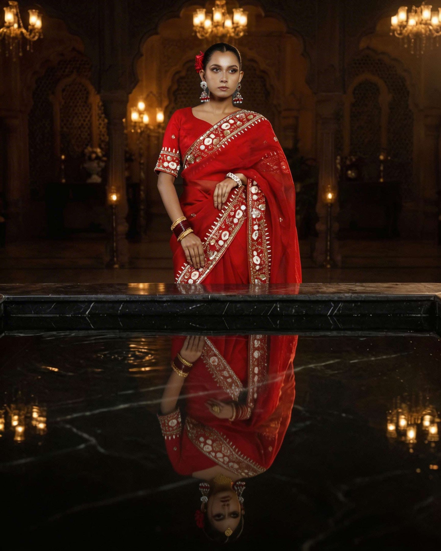 Crimson Empress – Bridal Muslin