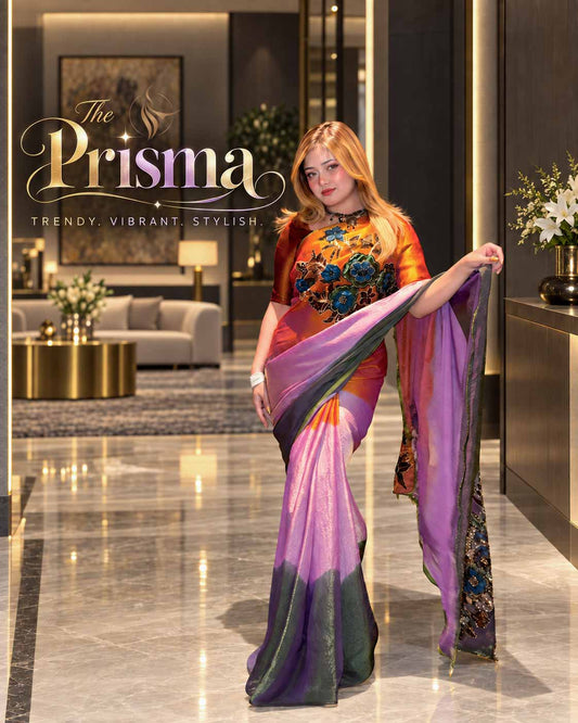 Prisma- Trendy Partywear Saree