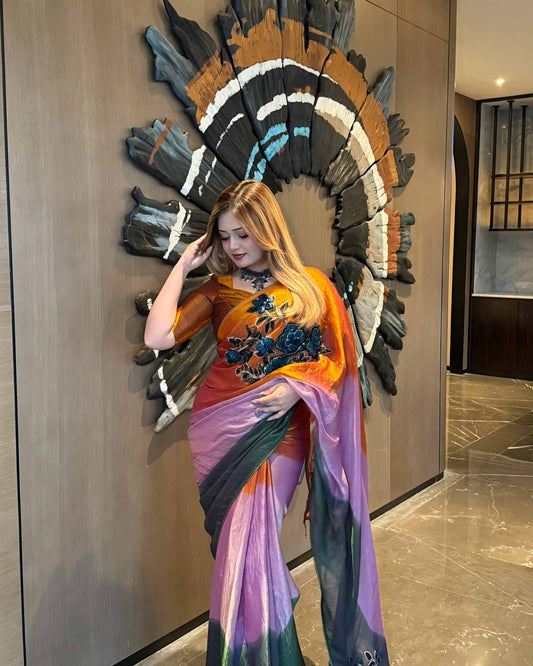 Prisma- Trendy Partywear Saree