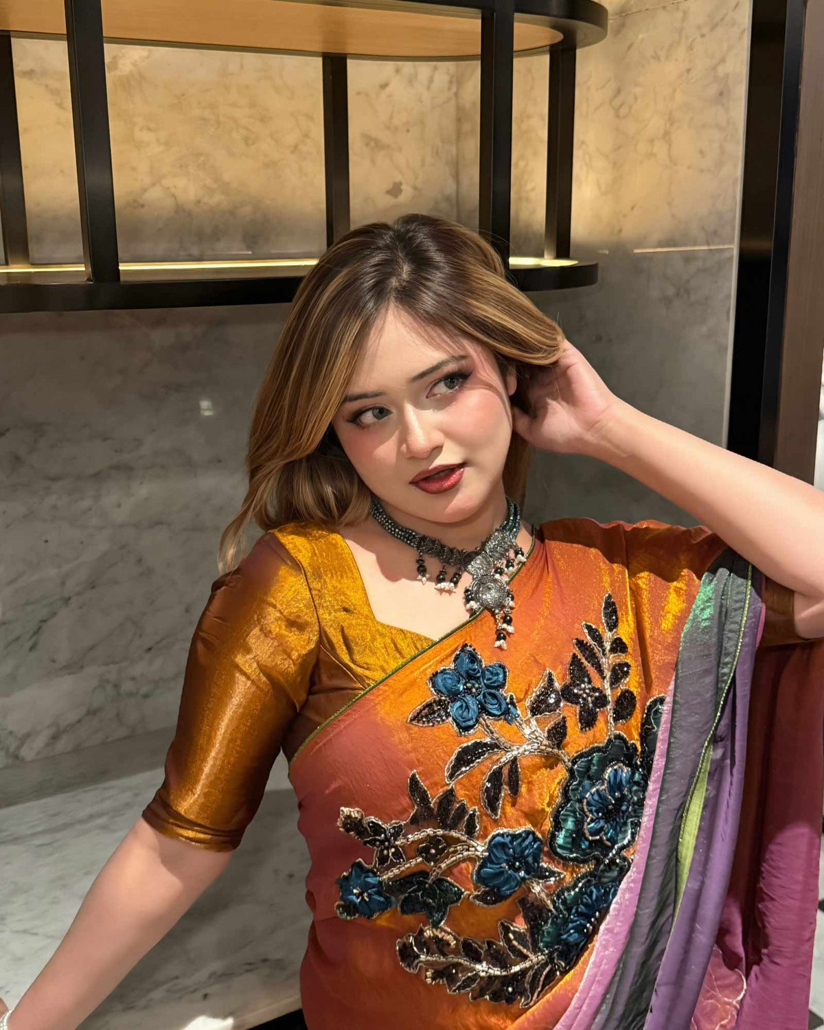 Prisma- Trendy Partywear Saree