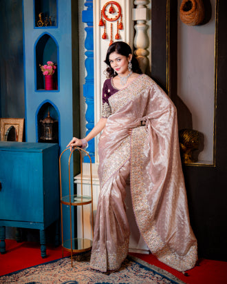 Rinaz Champagne Rose – Full Length Bridal Guest Look